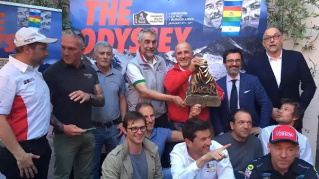Svelata a Milano la Dakar 2017