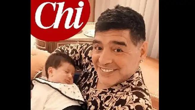 Diego Maradona ancora nonno