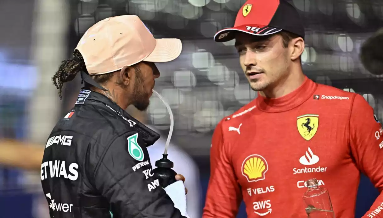 Sportal: F1, Lewis Hamilton manda un messaggio a Charles Leclerc e alla Ferrari