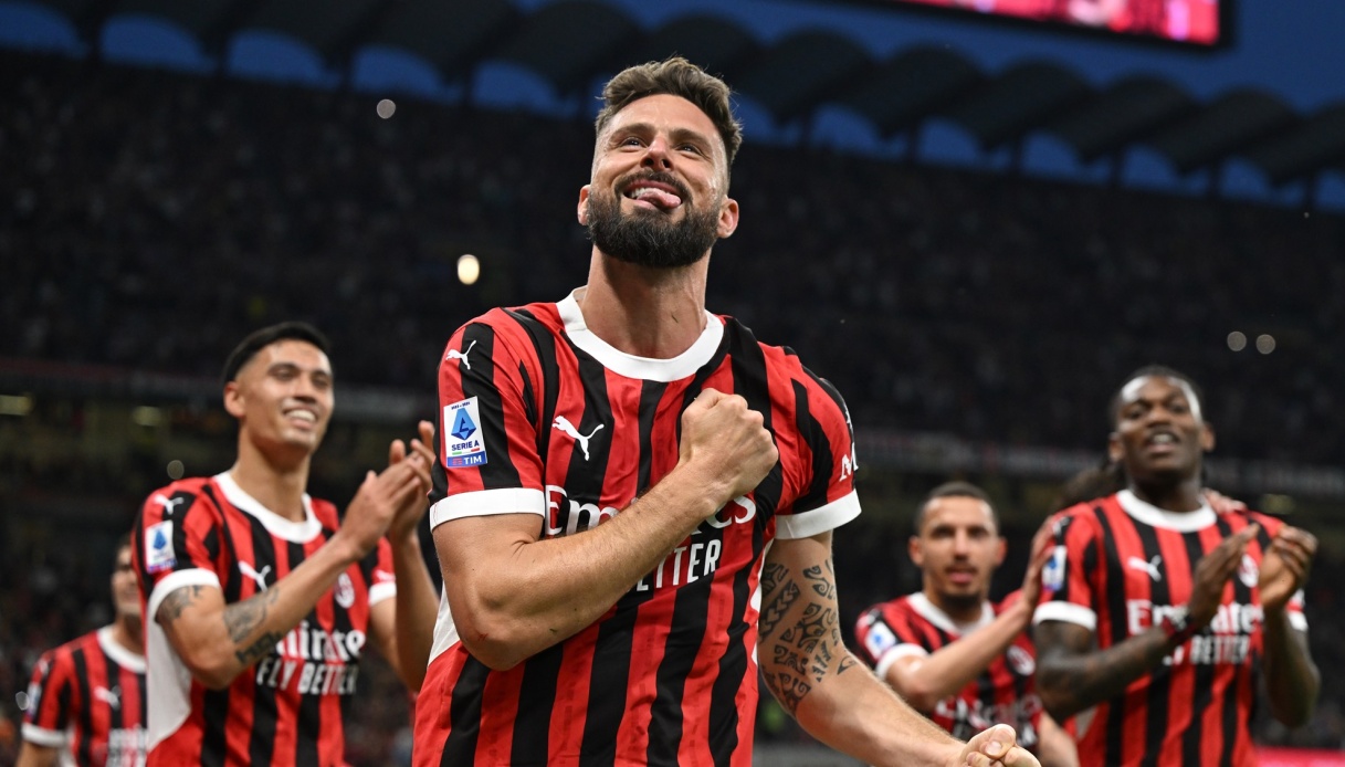 Sportal: Milan: 3-3 show, addio con gol per Giroud. Pioli acclamato