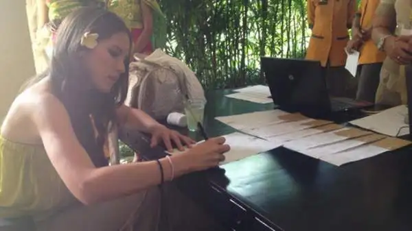 Miss mondiale di calcio di Brasile 2014 è Daniela Ocoro Mejía, studentessa colombiana di 25 anni.