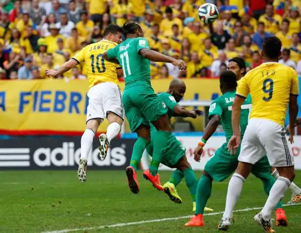 Colombia avanti: 2-1 alla Costa D'Avorio. Dopo 64 minuti di equilibrio James Rodriguez sblocca la partita, Quintero raddoppia. Poi Gervinho accorcia le distanze.