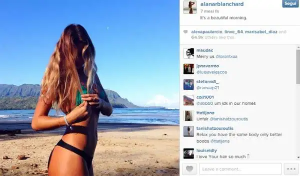 Campionessa del surf (vanta 16 titoli mondiali) e non solo. Ha la sua linea di bikini, un reality show personale e tanti servizi fotografici all'attivo. Gli utenti di Instagram sono pazzi di lei.