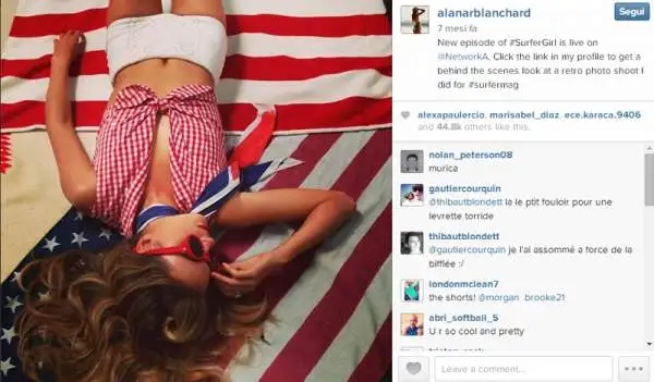Campionessa del surf (vanta 16 titoli mondiali) e non solo. Ha la sua linea di bikini, un reality show personale e tanti servizi fotografici all'attivo. Gli utenti di Instagram sono pazzi di lei.
