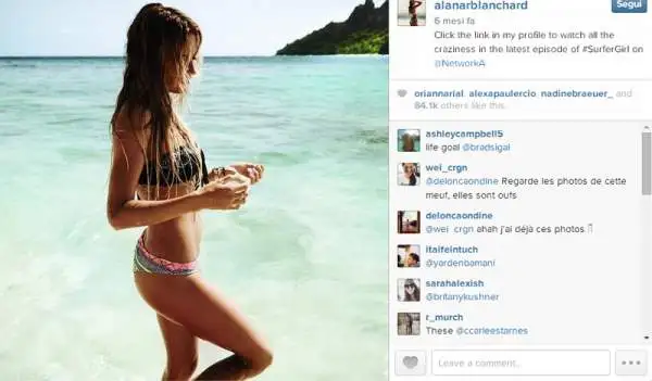 Campionessa del surf (vanta 16 titoli mondiali) e non solo. Ha la sua linea di bikini, un reality show personale e tanti servizi fotografici all'attivo. Gli utenti di Instagram sono pazzi di lei.