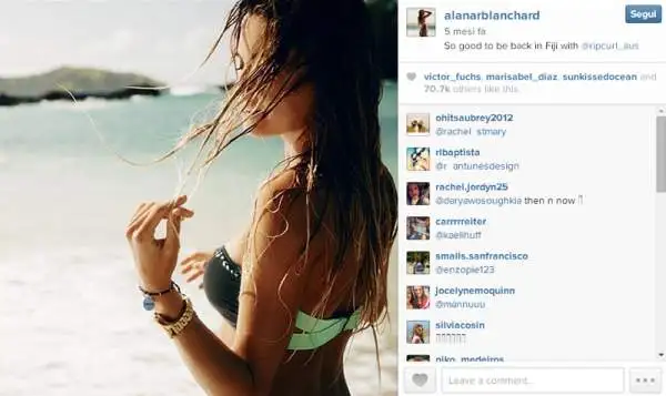 Campionessa del surf (vanta 16 titoli mondiali) e non solo. Ha la sua linea di bikini, un reality show personale e tanti servizi fotografici all'attivo. Gli utenti di Instagram sono pazzi di lei.