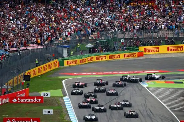 Trionfo Rosberg, Alonso lotta: quinto. Il tedesco della Mercedes domina a Hockenheim in una gara piena di emozioni. Hamilton ottimo terzo, Alonso sgomita con le Red Bull. Incidente per Massa.