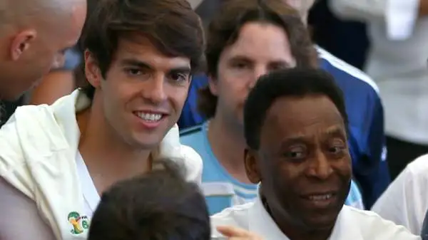 Kakà e Pelé.