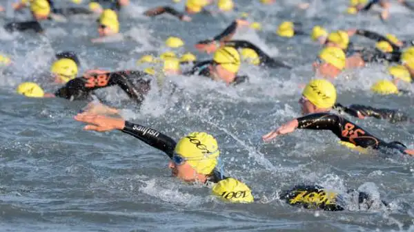 La città tedesca di Francoforte ha ospitato il campionato europeo di Ironman, massacrante prova di triathlon.