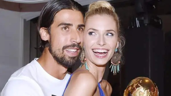 Non potevano mancare Sami Khedira e Lena Gercke.