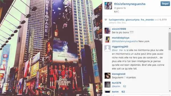 Vacanze americane per 'SuperMario' e la sua Fanny Neguesha, a spasso per la Grande Mela senza dimenticare di aggiornare su Instagram i loro continui spostamenti.