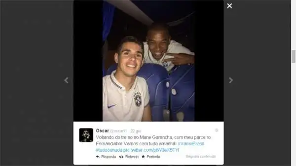Oscar festeggia la qualificazione ai quarti dopo il sofferto epilogo ai rigori col Cile.