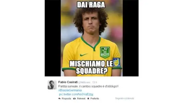La proposta di David Luiz.