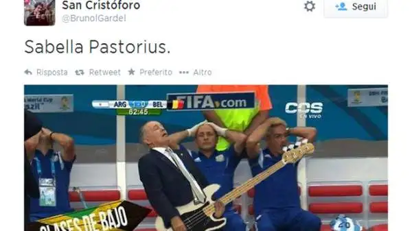 Spopolano in rete le parodie dello svenimento di Sabella durante la partita contro il Belgio.