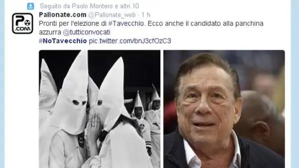 Fotomontaggi e proteste sui social network contro il favorito per la presidenza della Figc.