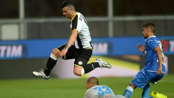 Udinese-Empoli 2-0. Di Natale 8. Una doppietta segnata in una manciata di minuti che regala 3 punti alle 'Zebrette' e fa domandare: "Ma invecchierà mai Totò?".