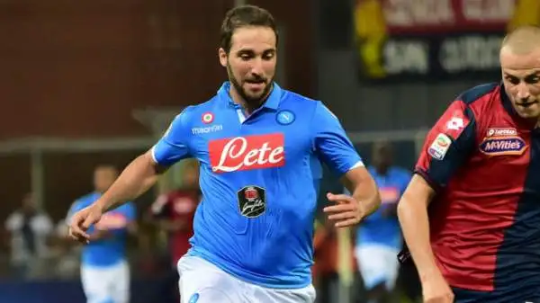 Genoa-Napoli 1-2. Higuain 5,5. Il 'Pipita' è nervoso e il suo nervosismo in campo si nota tutto. Litiga con Kucka e non è preciso come al solito.