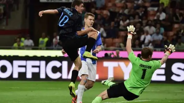 L'Inter piega 6-0 lo Stjarnan e si qualifica per la fase a gironi di Europa League.