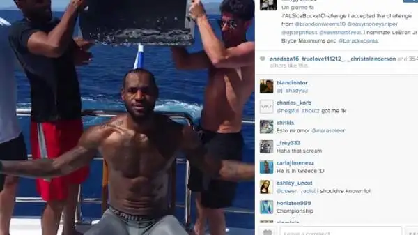 LeBron James, che ha nominato il presidente Obama come futura "vittima".