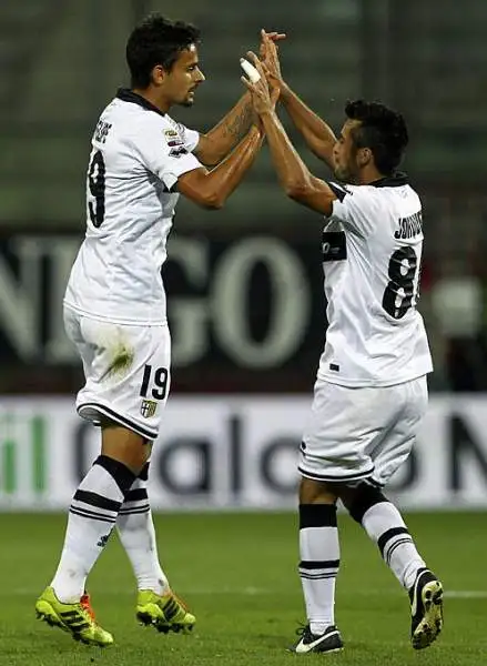 Partita pazza al Tardini con due espulsioni e ben 9 gol. Per il Milan a segno due volte Menez, Bonaventura, Honda e De Jong. Per il Parma in gol Cassano, Felipe, Lucarelli e un'autorete di De Sciglio.