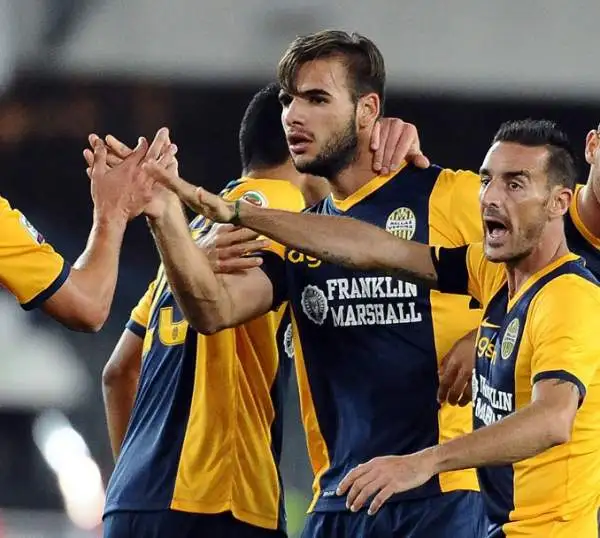 Partita frenetica e divertente al Bentegodi. Matri, con una bella doppietta porta il Genoa al doppio vantaggio, ma prima Tachtsidis accorcia, poi ancora Ionita segna il gol del pareggio.
