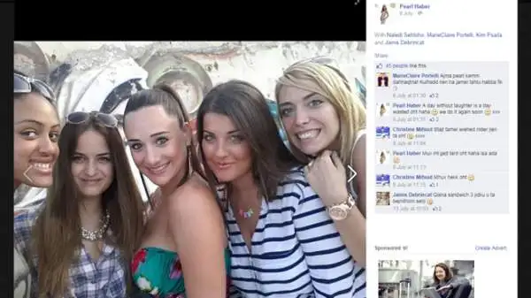 Pearl Haber è la più bella dell'isola mediterranea.