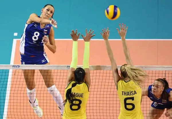 Le foto della giocatrice della nazionale Russa e della Dynamo Mosca impegnata in Italia nel mondiale di volley femminile.