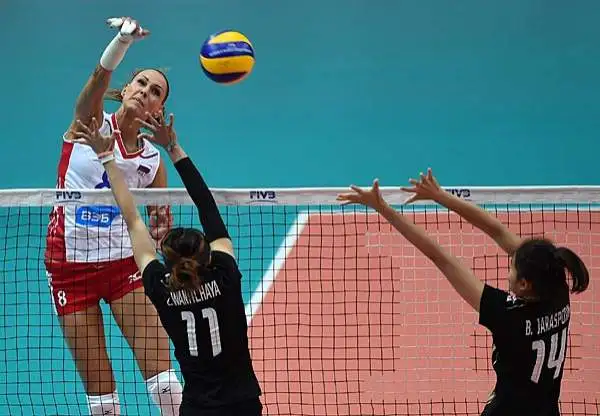 Le foto della giocatrice della nazionale Russa e della Dynamo Mosca impegnata in Italia nel mondiale di volley femminile.