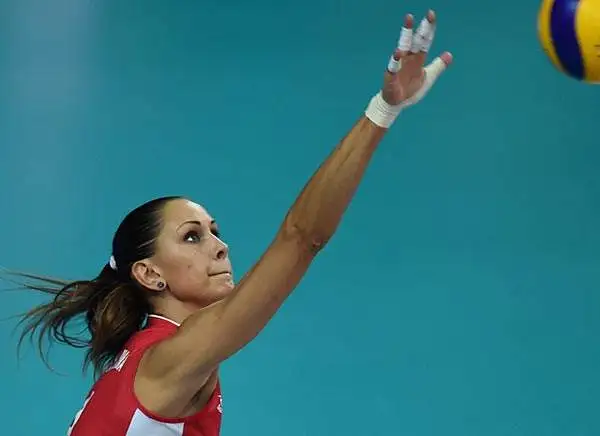 Le foto della giocatrice della nazionale Russa e della Dynamo Mosca impegnata in Italia nel mondiale di volley femminile.