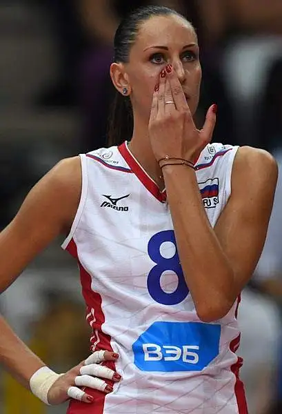 Le foto della giocatrice della nazionale Russa e della Dynamo Mosca impegnata in Italia nel mondiale di volley femminile.