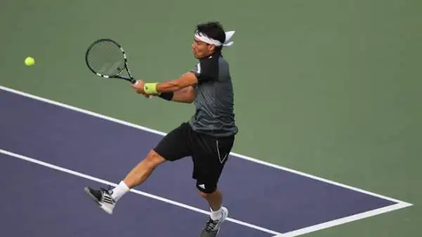 Incredibile sconfitta di Fognini a Shanghai contro il numero 553 al mondo, il cinese Wang. Da notare l'abbigliamento dell'asiatico.