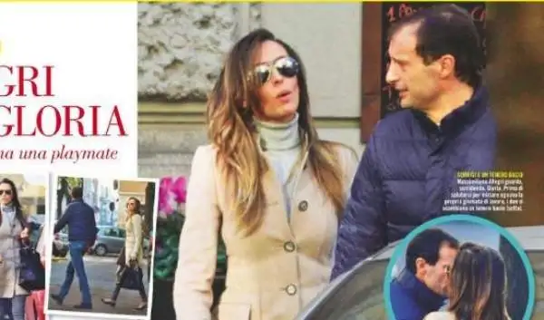La splendida modella, uscita da una storia con l'allenatore della Juventus Massimiliano Allegri, ha festeggiato San Valentino scatenandosi sui social network.