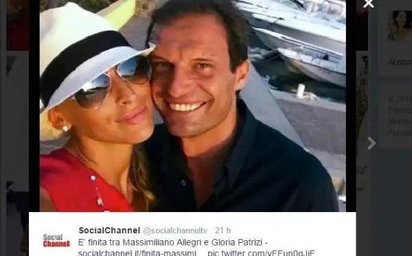 La splendida modella, uscita da una storia con l'allenatore della Juventus Massimiliano Allegri, ha festeggiato San Valentino scatenandosi sui social network.