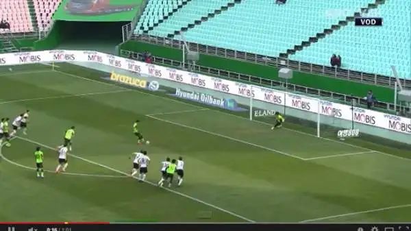 A realizzarlo è stato il Jeonbuk Motors contro i Pohang Steelers.
