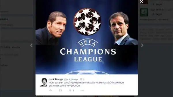 Battute, fotomontaggi e ironie in rete dopo lo 0-0 tra Juventus e Atletico, secondo molti "biscottato".