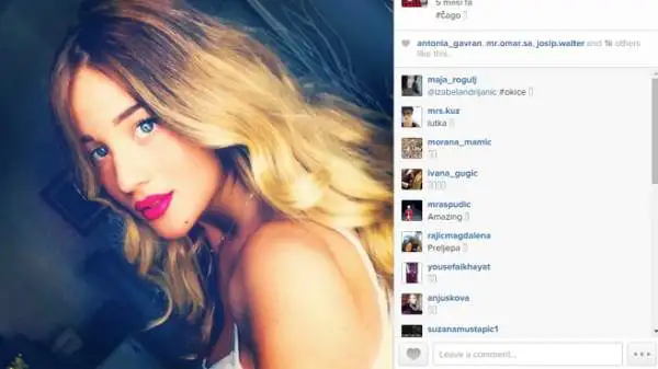 Izabel Andrijanic è la splendida compagna di Mateo Kovacic.