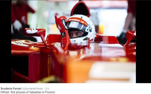 "Ovviamente venire qui è stato fantastico. Era già capitato molto tempo fa, quando ero ancora un bambino, e avevo attraversato Maranello in macchina cercando di guardare oltre le recinzioni".