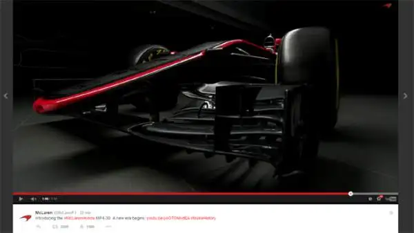 Presentata la nuova McLaren-Honda, la MP4-30 che guideranno Fernando Alonso e Jenson Button.