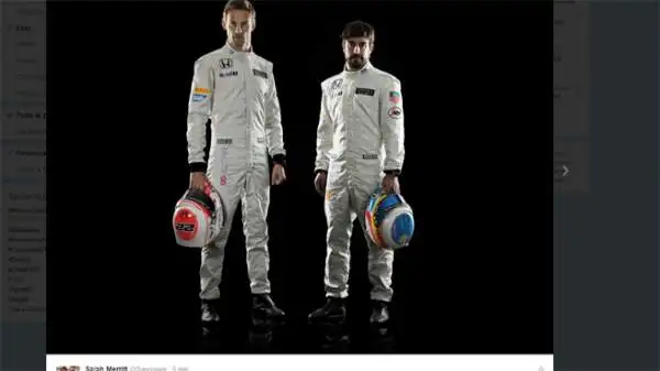 Presentata la nuova McLaren-Honda, la MP4-30 che guideranno Fernando Alonso e Jenson Button.