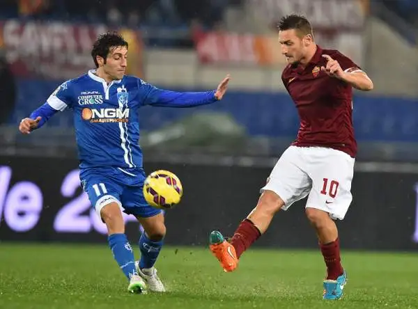 La Roma è sparita, 1-1 con l'Empoli. I giallorossi regalano un altro primo tempo: a Maccarone replica Maicon, altra frenata.
