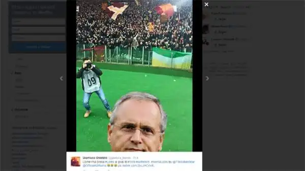 Il selfie di Totti, che si è scattato una foto col cellulare dopo aver segnato il gol del 2-2 nel derby, su Twitter è stato trasformato in divertenti fotomontaggi.