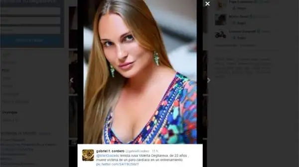 Tragedia in Russia: la tennista Violetta Degtiareva è morta in campo, durante una sessione d'allenamento.
