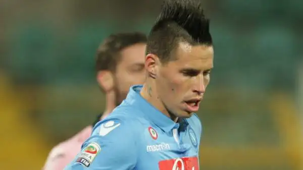 Palermo-Napoli 3-1. Hamsik 6. E' l'unico che si salva tra i partenopei. Buone giocate, ma è isolato tra le maglie rosanero. Esce per una contusione alla coscia.