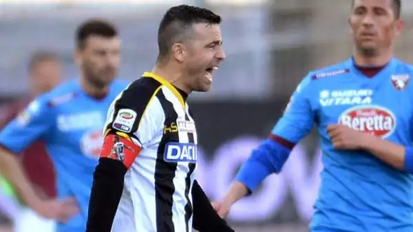 Udinese-Torino 3-2. Di Natale 7. Segna un gol fondamentale, a pochi secondi dal vantaggio di Quagliarella. E cambia la partita. Leader nato.