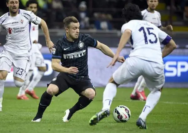 Inter-Fiorentina 0-1. Shaqiri 6. Il grande rimpianto di Mancini. Entra a mezz'ora dalla fine e qualche sprazzo lo offre. Certo, se avesse giocato di più...