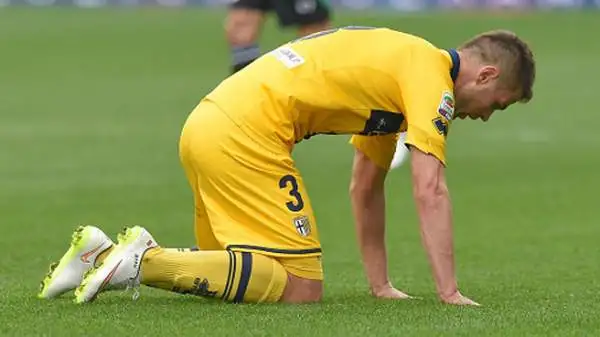 Sassuolo-Parma 4-1. Lila 6,5. Primo gol in serie A per l'albanese, che però non basta per evitare la sconfitta.