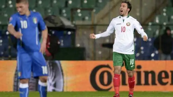 Bulgaria-Italia 2-2. Popov 7. La 'testa matta' della Bulgaria fa dannare la difesa azzurra. Segna, dà il via all'azione del 2-1 e centra la traversa su punizione.