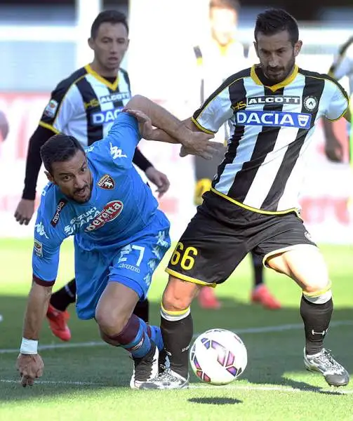 Il Toro va in vantaggio con Quagliarella ma subisce la rimonta friulana con i gol di Di Natale, l'autogol di Molinaro e il gol di Wague. Nel finale il gol di Benassi che accorcia le distanze.
