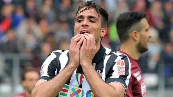 Torino-Juventus 2-1. Matri 5,5. Allegri gli dà fiducia, ma la figura fatta contro l'ex "gemello" Quagliarella non è buona. Anche se ci si mette pure la malasorte (due pali colpiti).