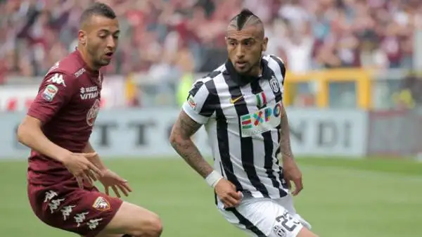 Torino-Juventus 2-1. El Kaddouri 7. Il cervello di un Torino tutto cuore è lui. Ogni volta che i granata si rendono pericolosi il suo zampino c'è ed è ben evidente.